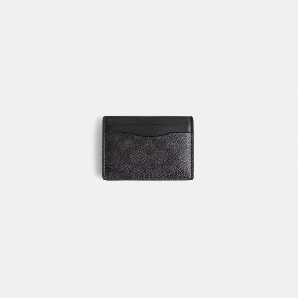 Coach Restored Money Clip Card Case In Signature Canvas - Preorder