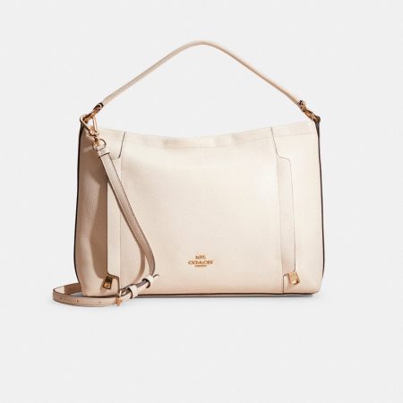 Coach Restored Scout Hobo - Preorder — Brass/Chalk