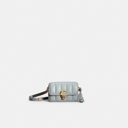 Coach Restored Studio Shoulder Bag 19 With Quilting - Preorder — Brass/Sage
