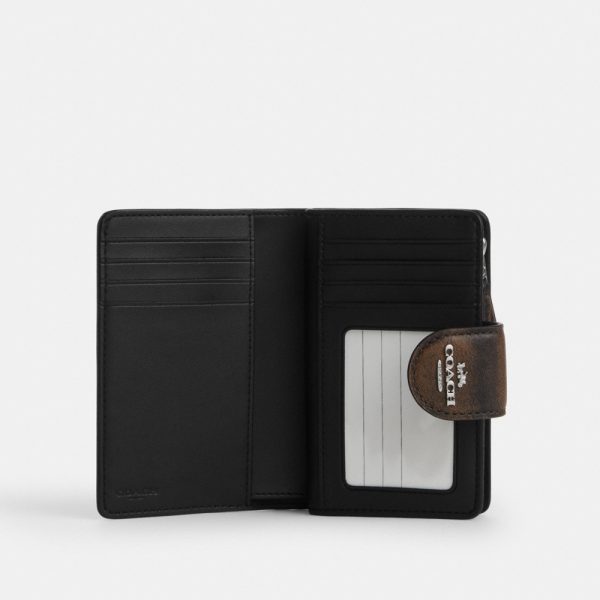 Coach Outlet Medium Corner Zip Wallet In Loved Leather - Preorder
