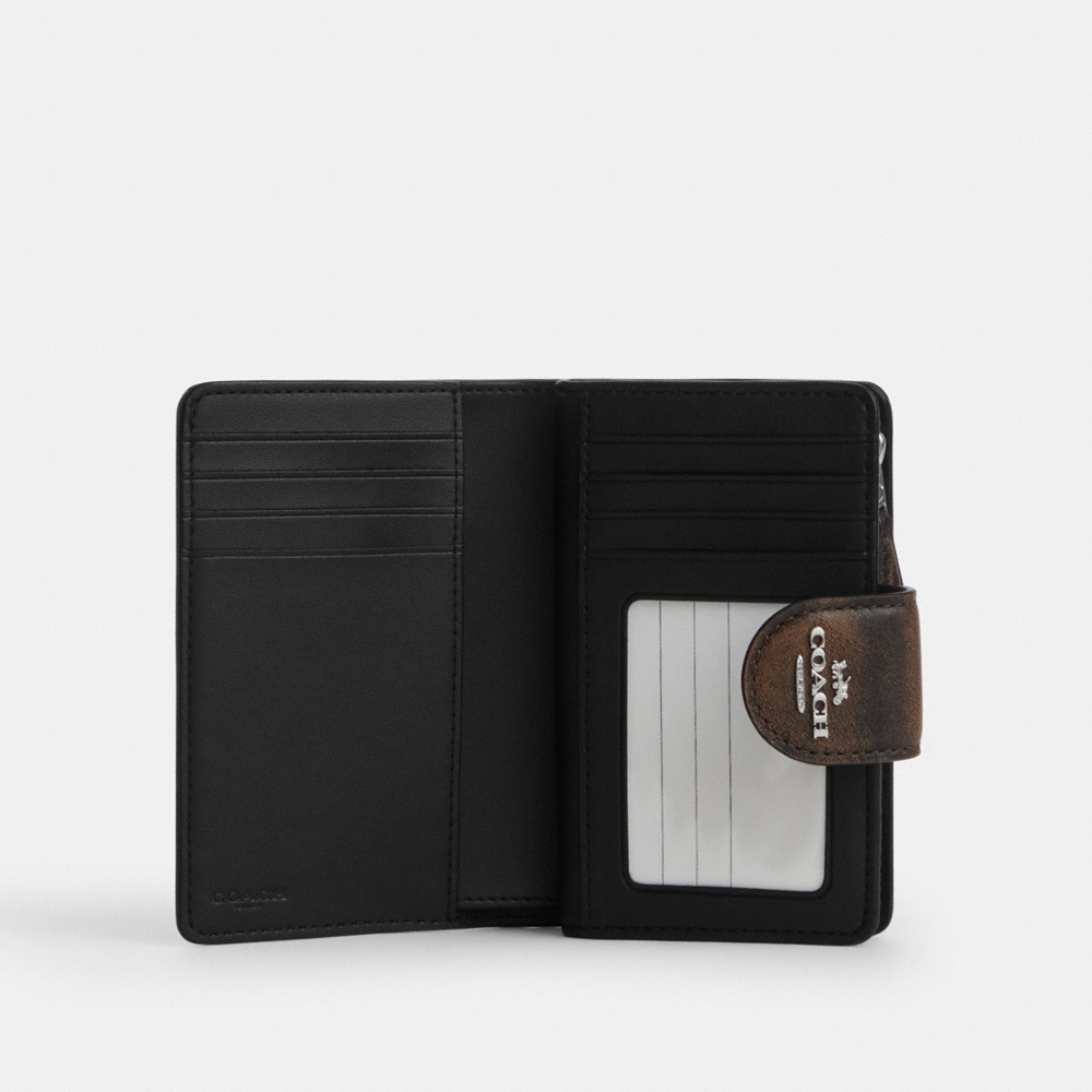 Coach Outlet Medium Corner Zip Wallet In Loved Leather - Preorder