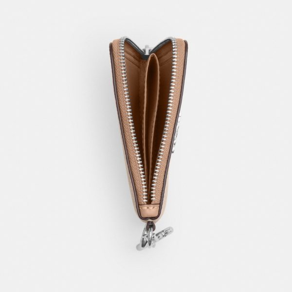 Coach Outlet Small Corner Zip Wallet In Signature Canvas - Preorder