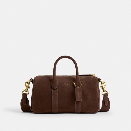 Coach Compass Bag 25 - Preorder — Dark Chocolate Suede