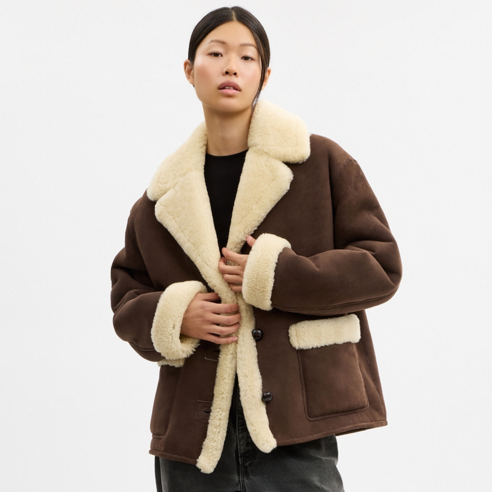 Coach Outlet Shearling Jacket - Preorder