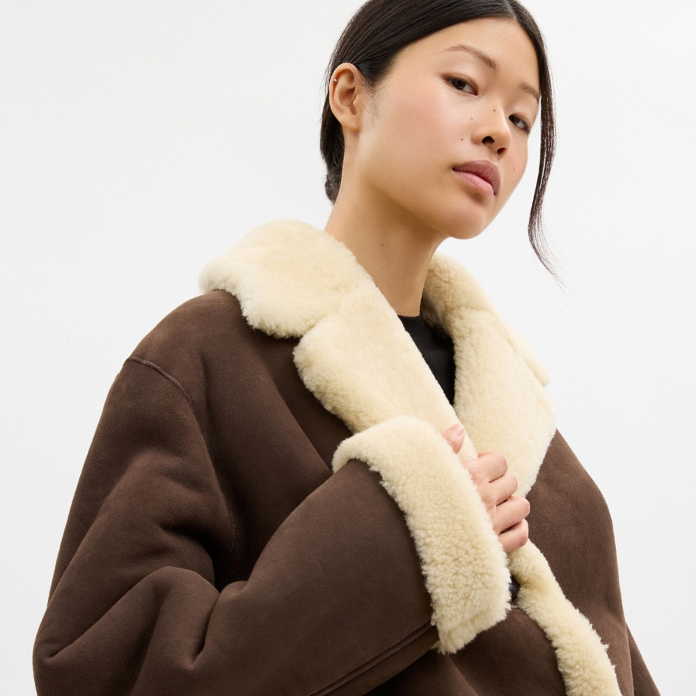 Coach Outlet Shearling Jacket - Preorder