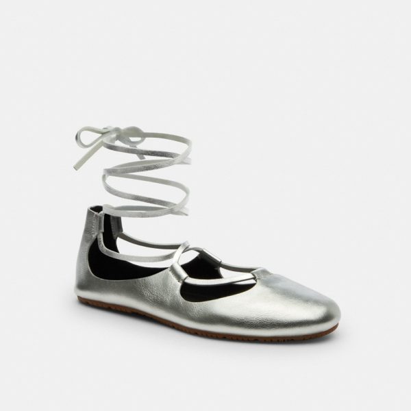 Coach Outlet Lace-Up Soft Ballet Flat - Preorder