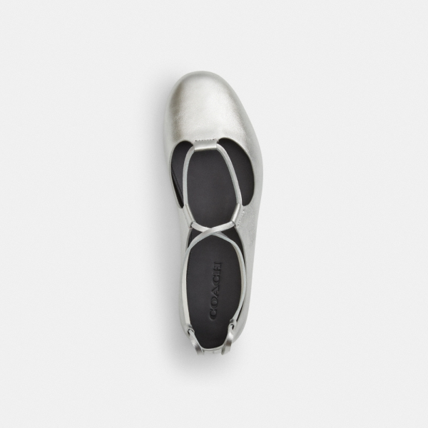 Coach Outlet Lace-Up Soft Ballet Flat - Preorder
