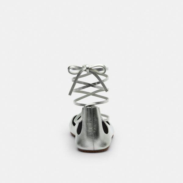 Coach Outlet Lace-Up Soft Ballet Flat - Preorder