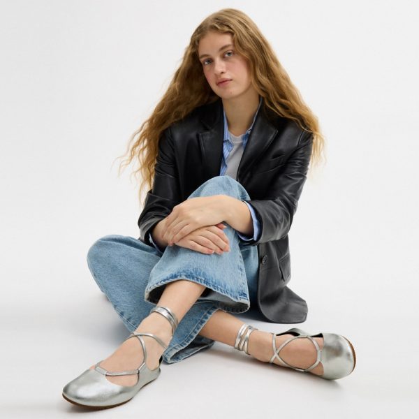 Coach Outlet Lace-Up Soft Ballet Flat - Preorder