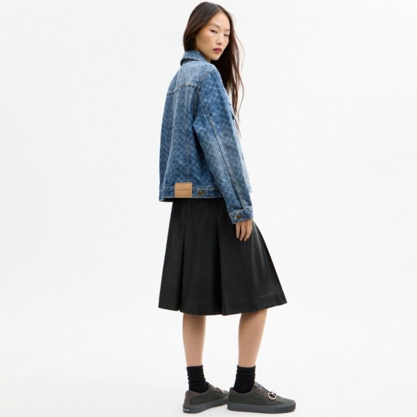 Coach Outlet Signature Denim Trucker Jacket - Preorder