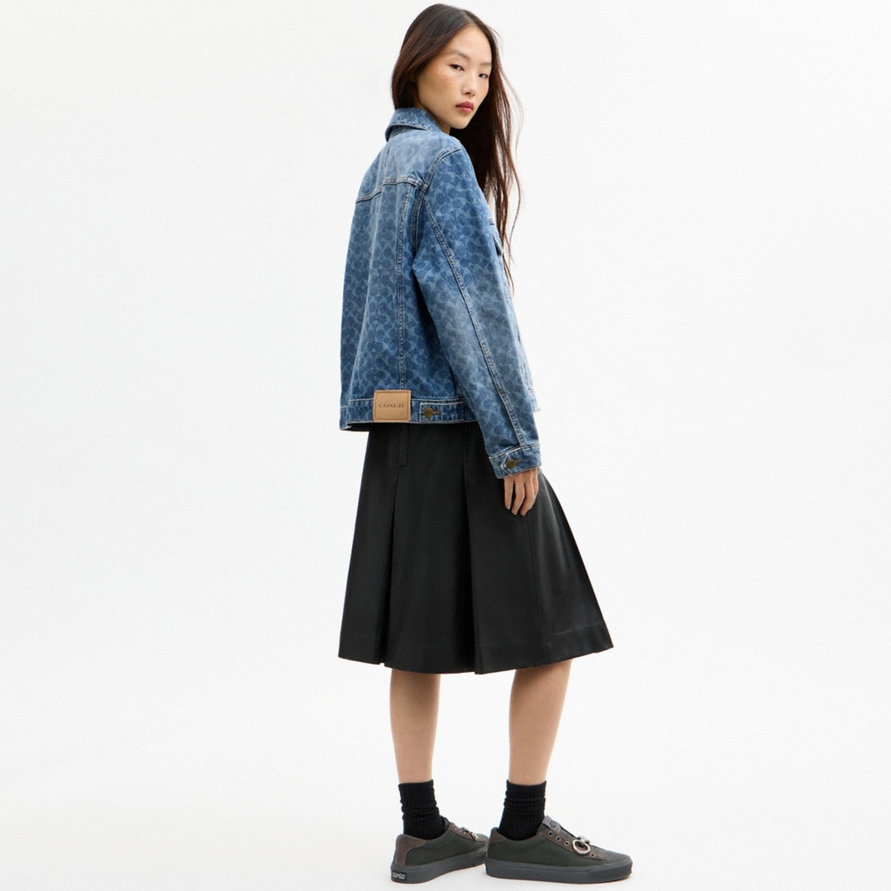 Coach Outlet Signature Denim Trucker Jacket - Preorder