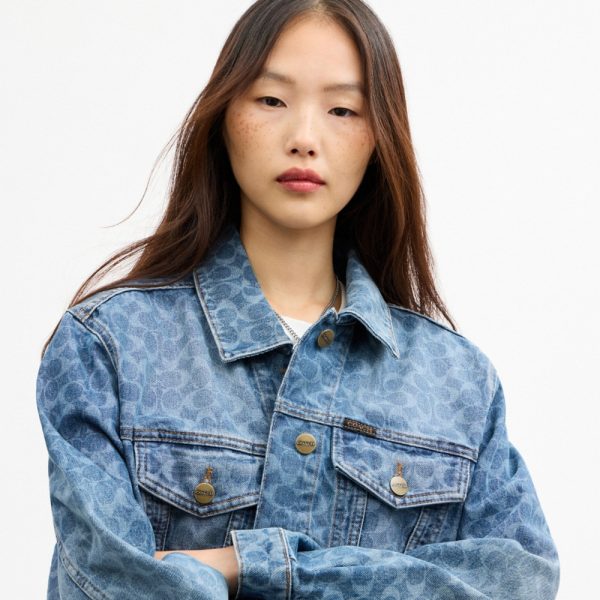 Coach Outlet Signature Denim Trucker Jacket - Preorder
