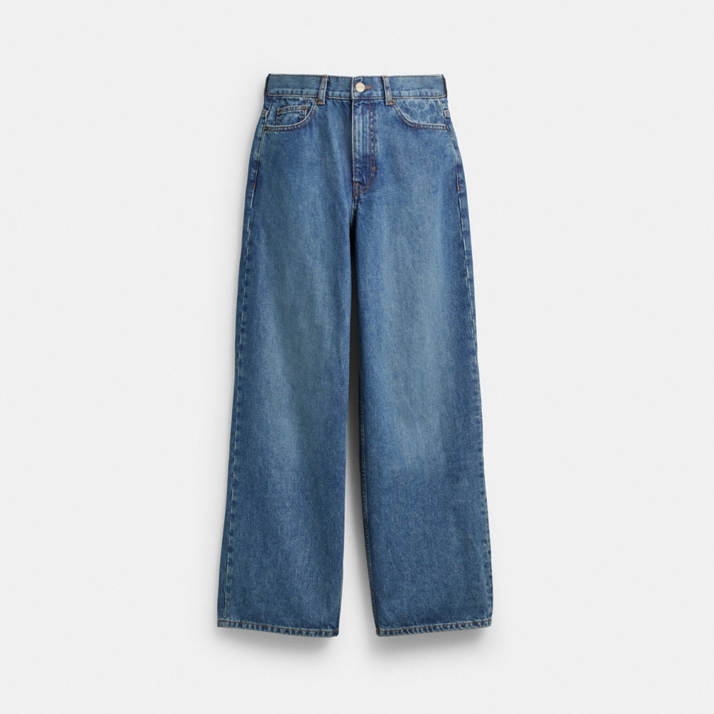 Coach Outlet Baggy Fit Denim Jeans - Preorder