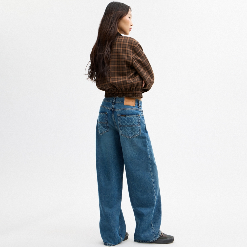 Coach Outlet Baggy Fit Denim Jeans - Preorder