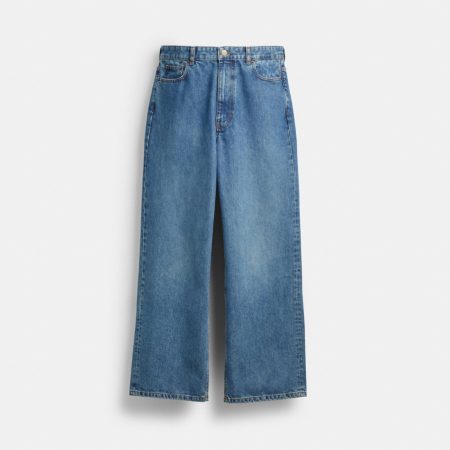 Coach Outlet Baggy Denim Jeans - Preorder — Cold Spring Medium Wash
