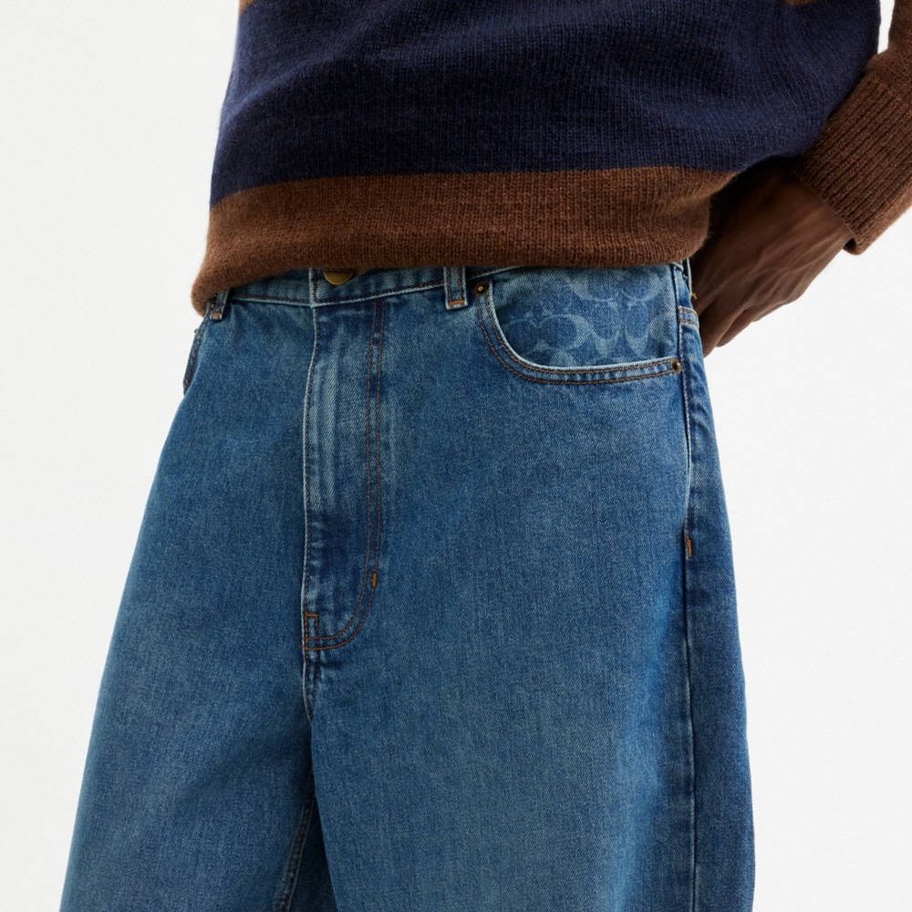 Coach Outlet Baggy Denim Jeans - Preorder