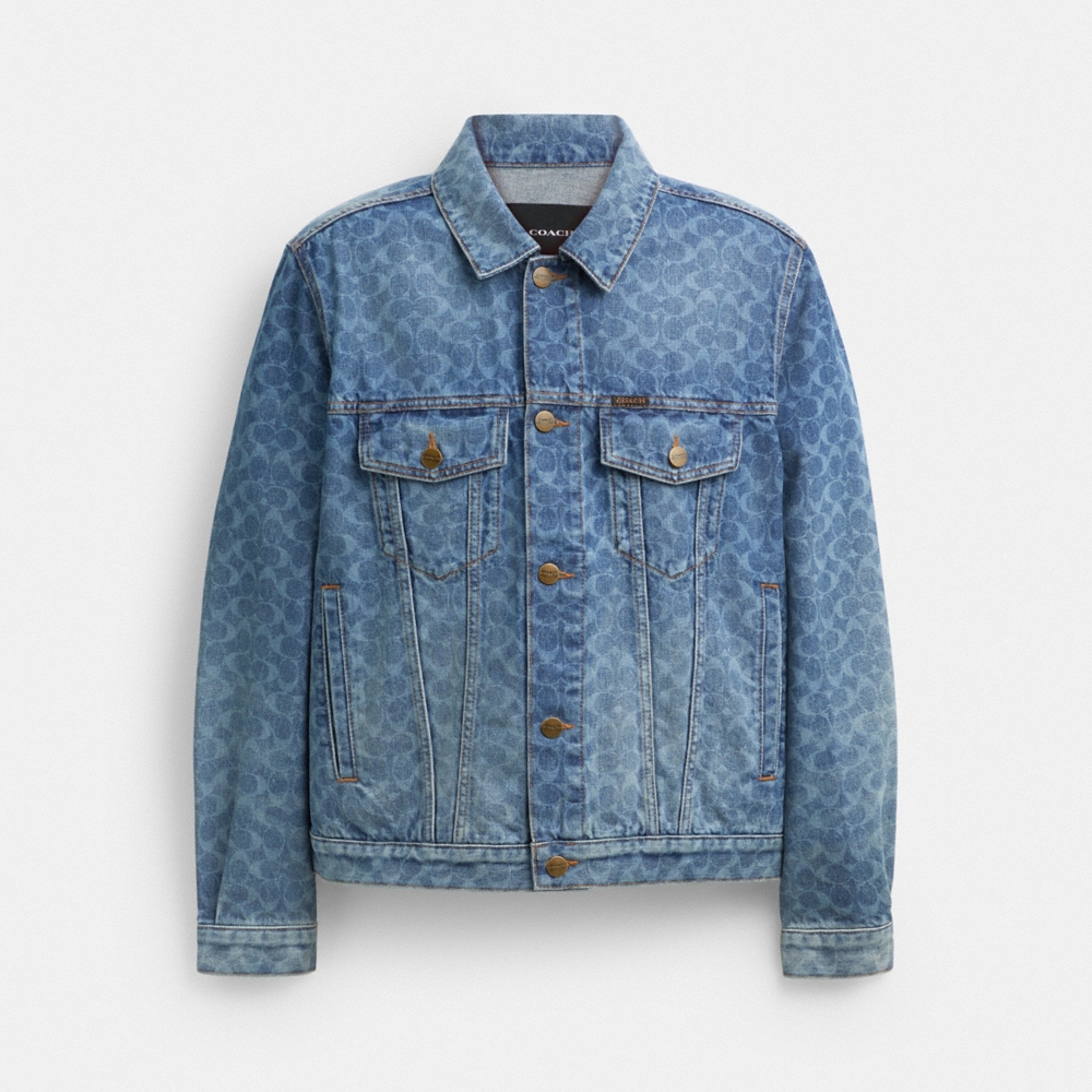 Coach Outlet Signature Denim Trucker Jacket - Preorder