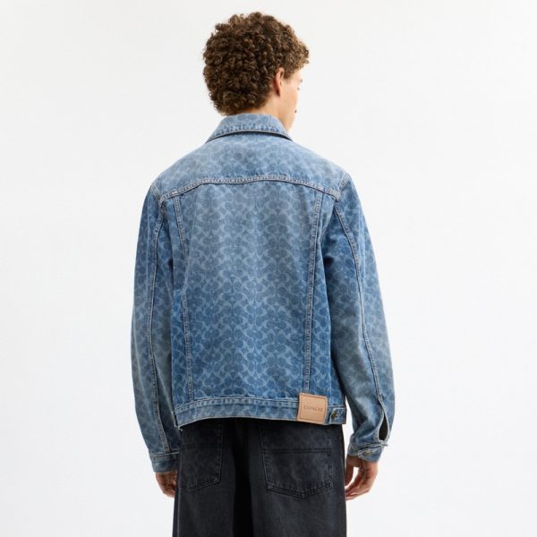 Coach Outlet Signature Denim Trucker Jacket - Preorder