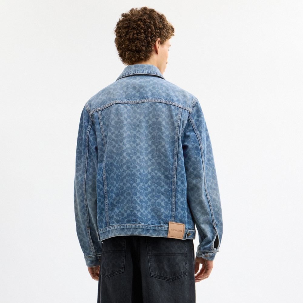 Coach Outlet Signature Denim Trucker Jacket - Preorder