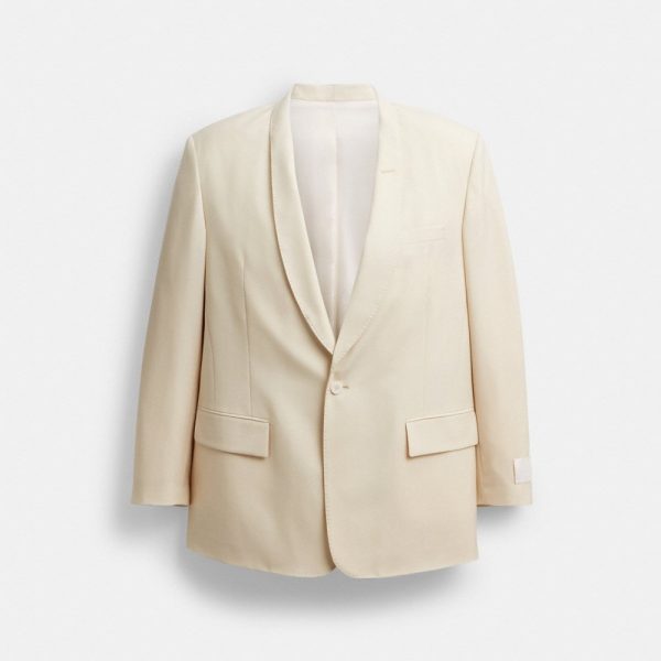 Coach Outlet Yarn Dye Shawl Collar Blazer - Preorder