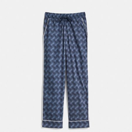 Coach Restored Pajama Bottoms - Preorder — Navy Multi