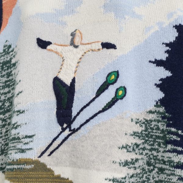 Coach Restored Holiday Intarsia Sweater In Recycled Wool And Cashmere - Preorder