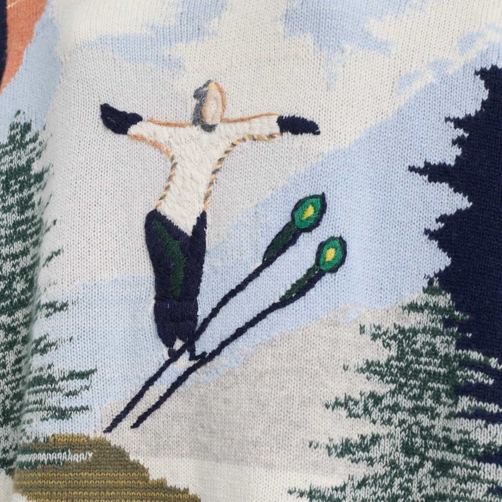 Coach Restored Holiday Intarsia Sweater In Recycled Wool And Cashmere - Preorder
