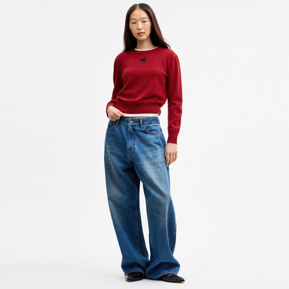 Coach Outlet Mini Intarsia Crewneck Sweater - Preorder