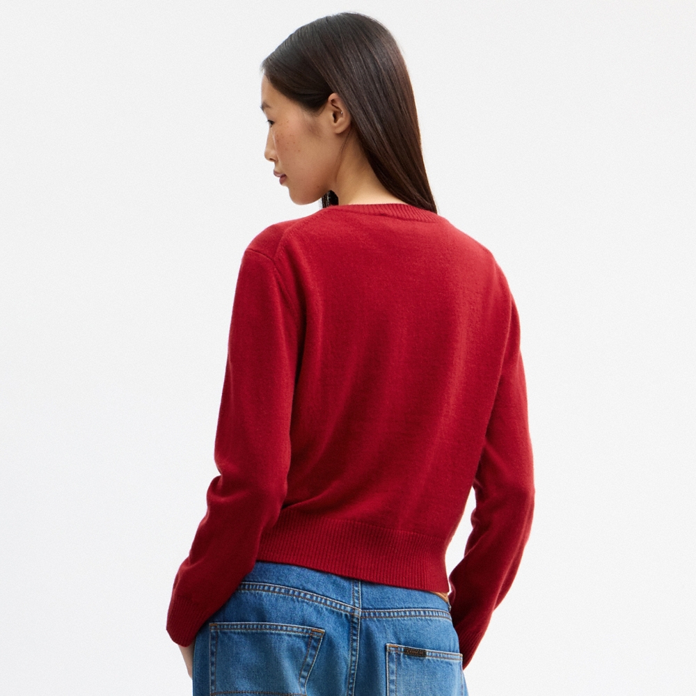 Coach Outlet Mini Intarsia Crewneck Sweater - Preorder