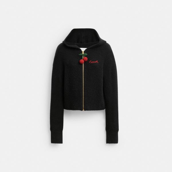 Coach Outlet Cherry Charm Knit Hoodie - Preorder