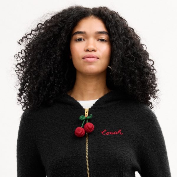 Coach Outlet Cherry Charm Knit Hoodie - Preorder