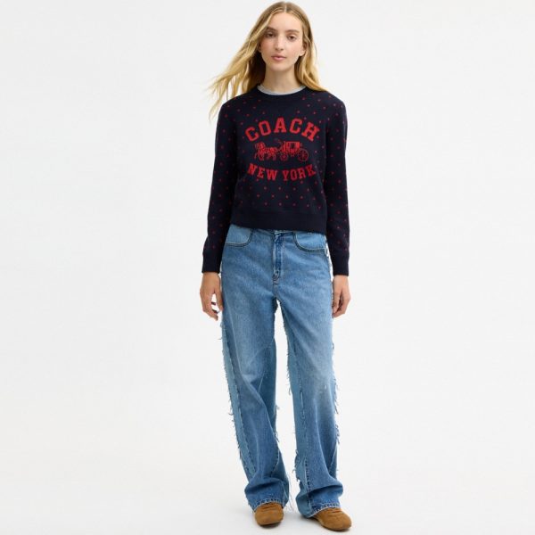 Coach Outlet Coach Double Face Crewneck Sweater - Preorder