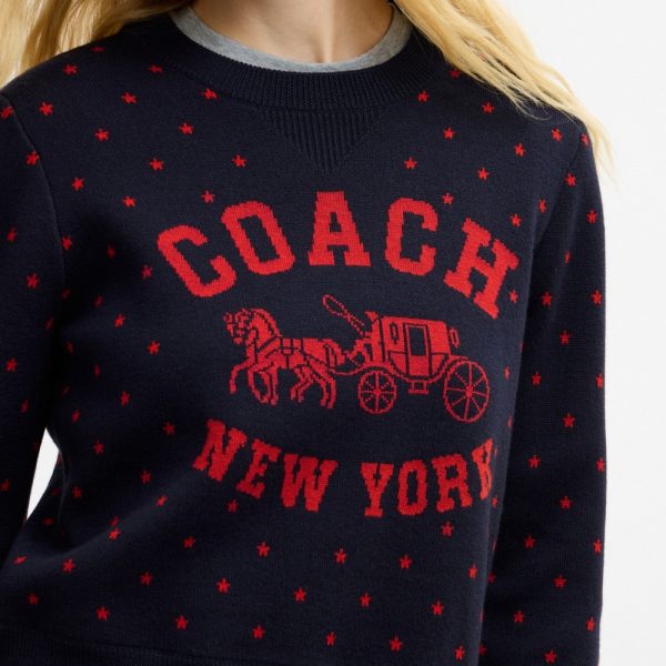 Coach Outlet Coach Double Face Crewneck Sweater - Preorder