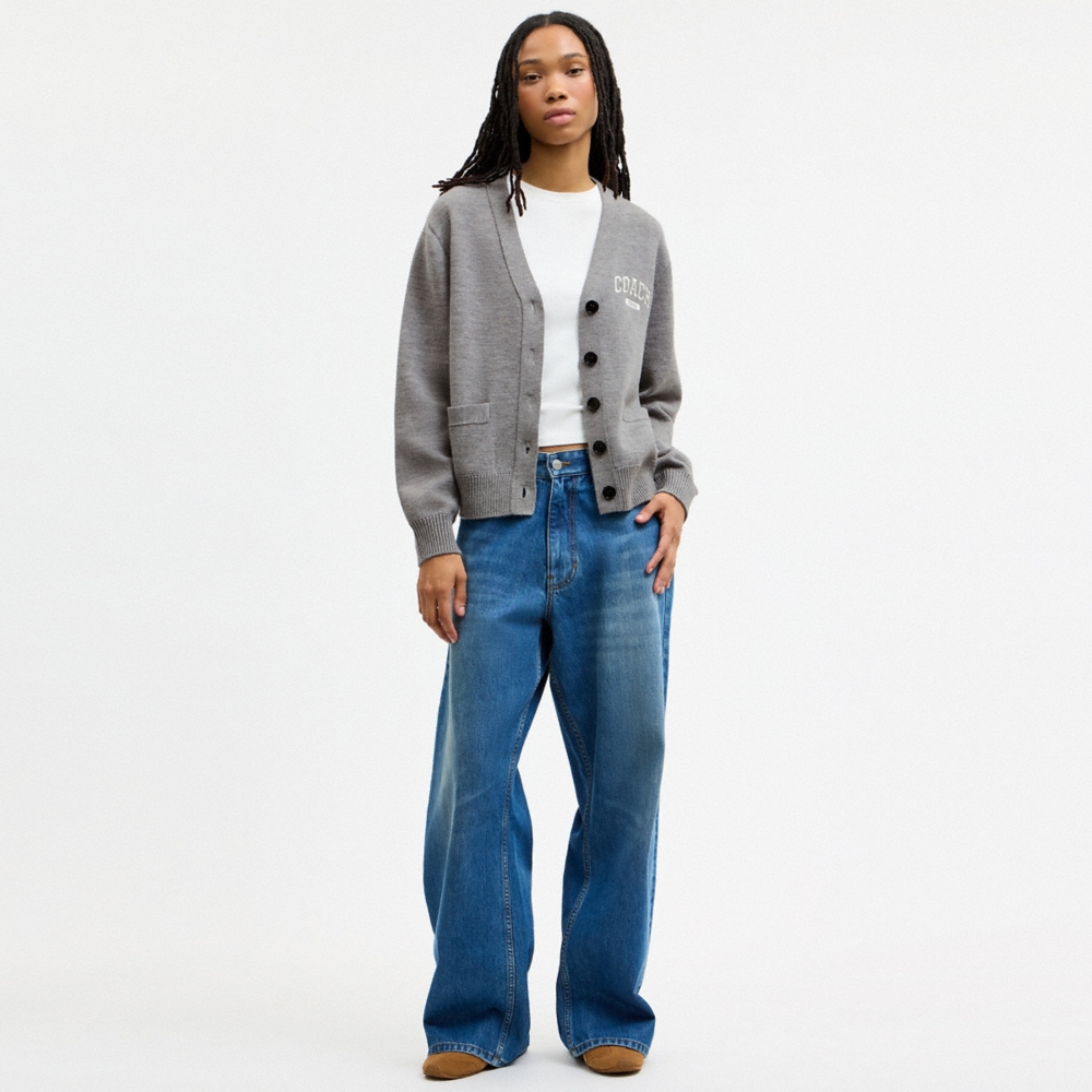 Coach Outlet Double Faced Button Down Cardigan - Preorder