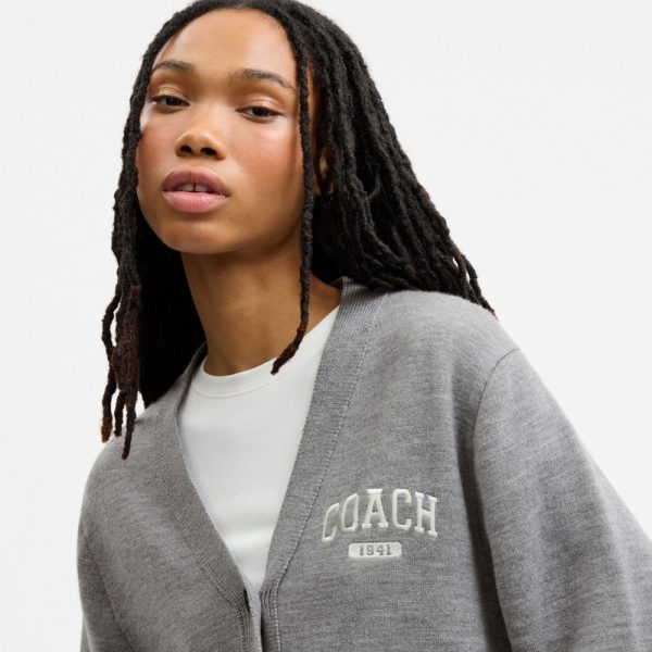 Coach Outlet Double Faced Button Down Cardigan - Preorder
