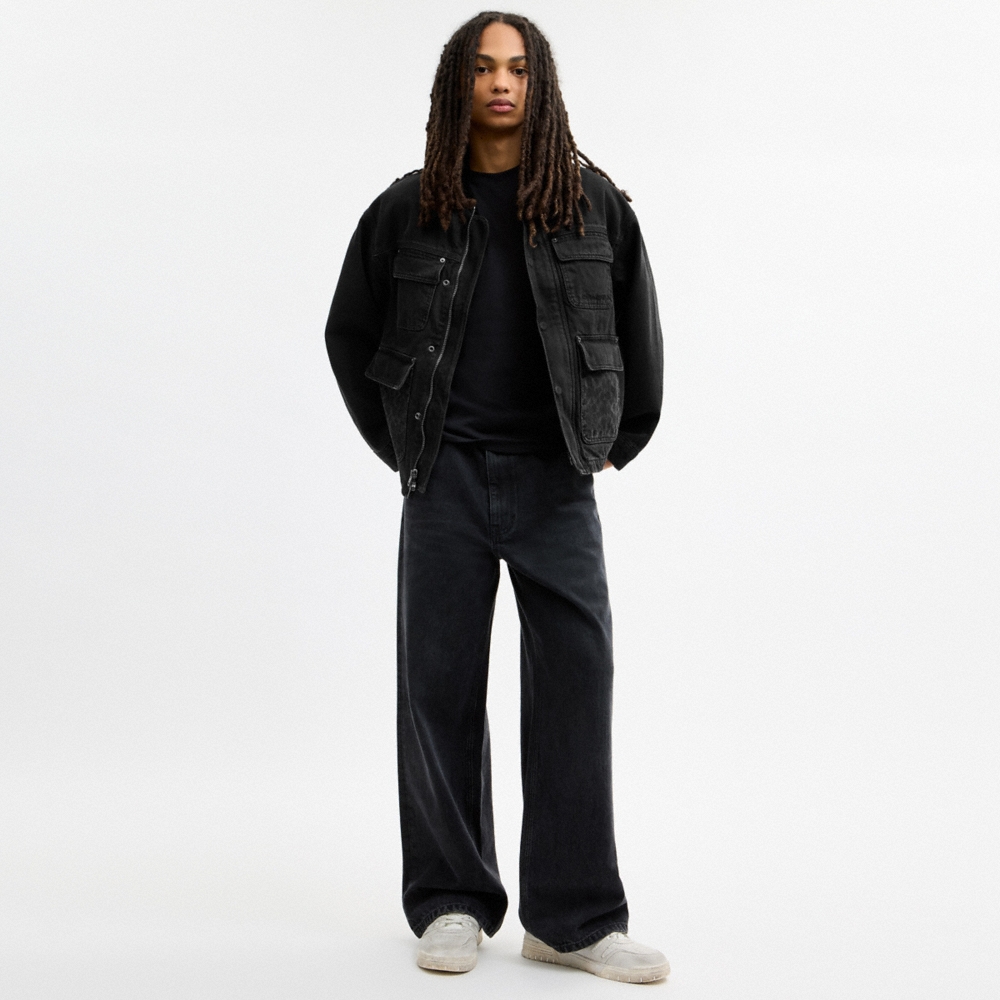 Coach Outlet Denim Chore Coat With Flannel Lining - Preorder