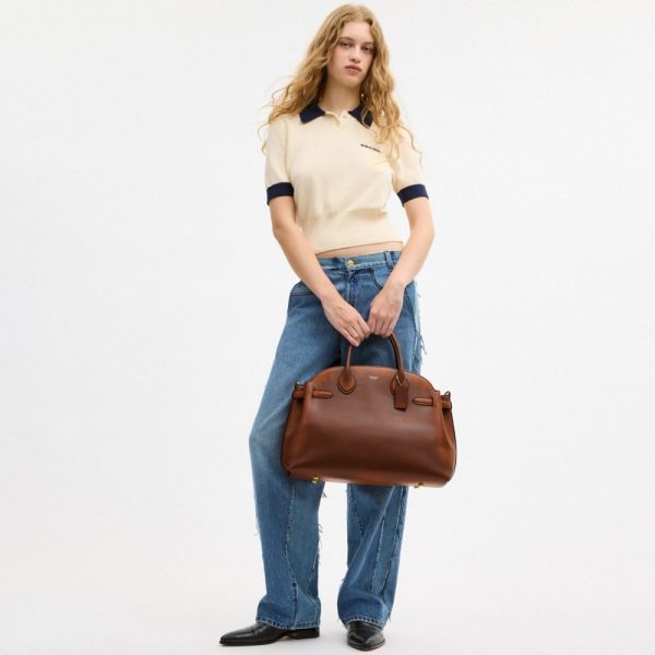 Coach Soft Empire Carryall Bag 40 In Loved Leather - Preorder
