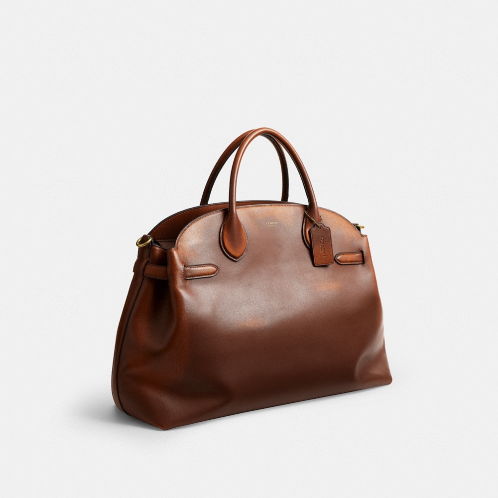 Coach Soft Empire Carryall Bag 48 In Loved Leather - Preorder