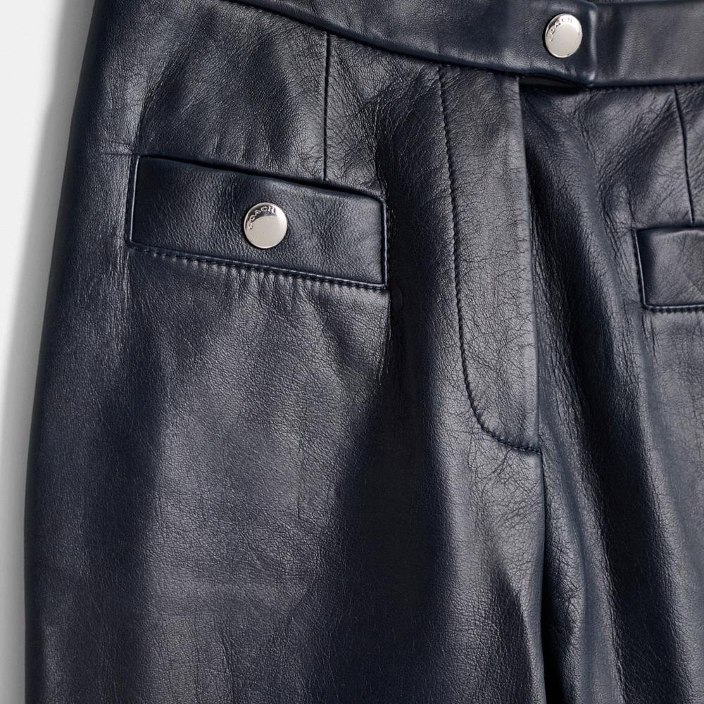 Coach Restored Leather Pants - Preorder