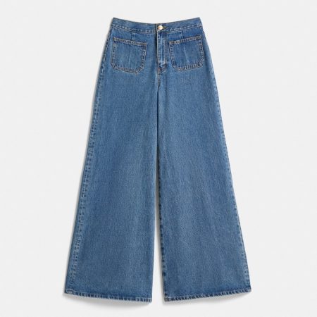 Coach Restored Loom Pants - Preorder — Medium Indigo