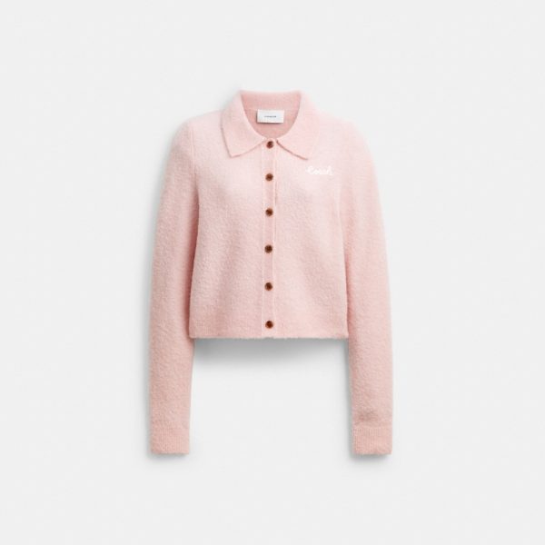 Coach Outlet Embroidered Cropped Cardigan - Preorder