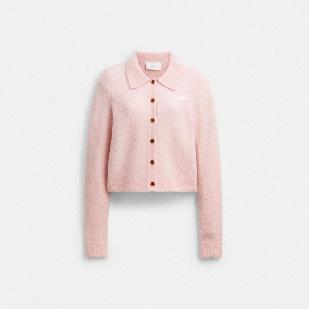 Coach Outlet Embroidered Cropped Cardigan - Preorder