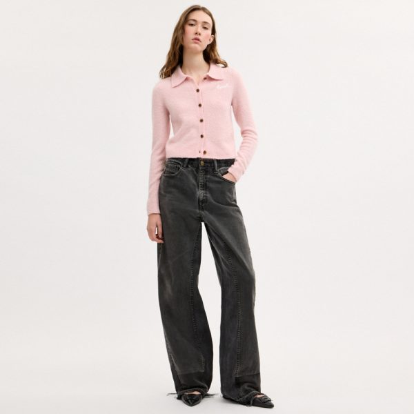 Coach Outlet Embroidered Cropped Cardigan - Preorder