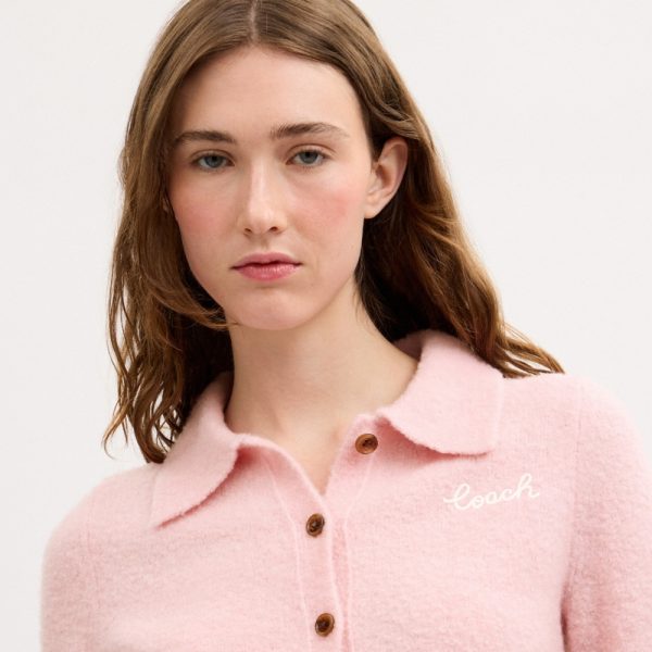 Coach Outlet Embroidered Cropped Cardigan - Preorder