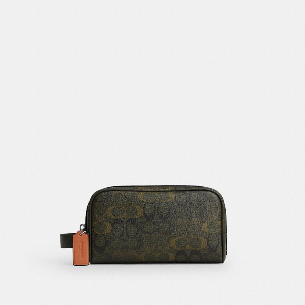 Coach Outlet Small Travel Kit In Signature Camo Print - Preorder