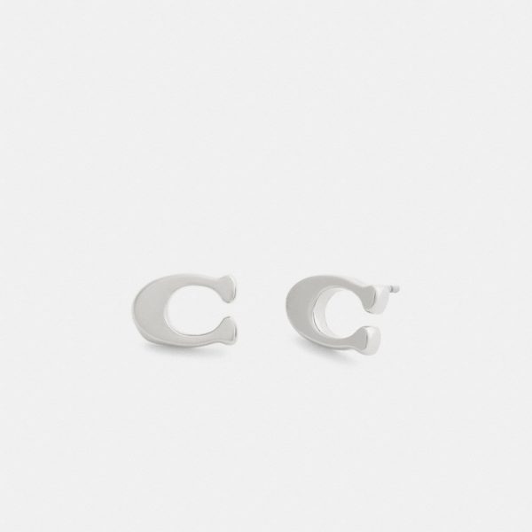 Coach Signature Stud Earrings - Preorder