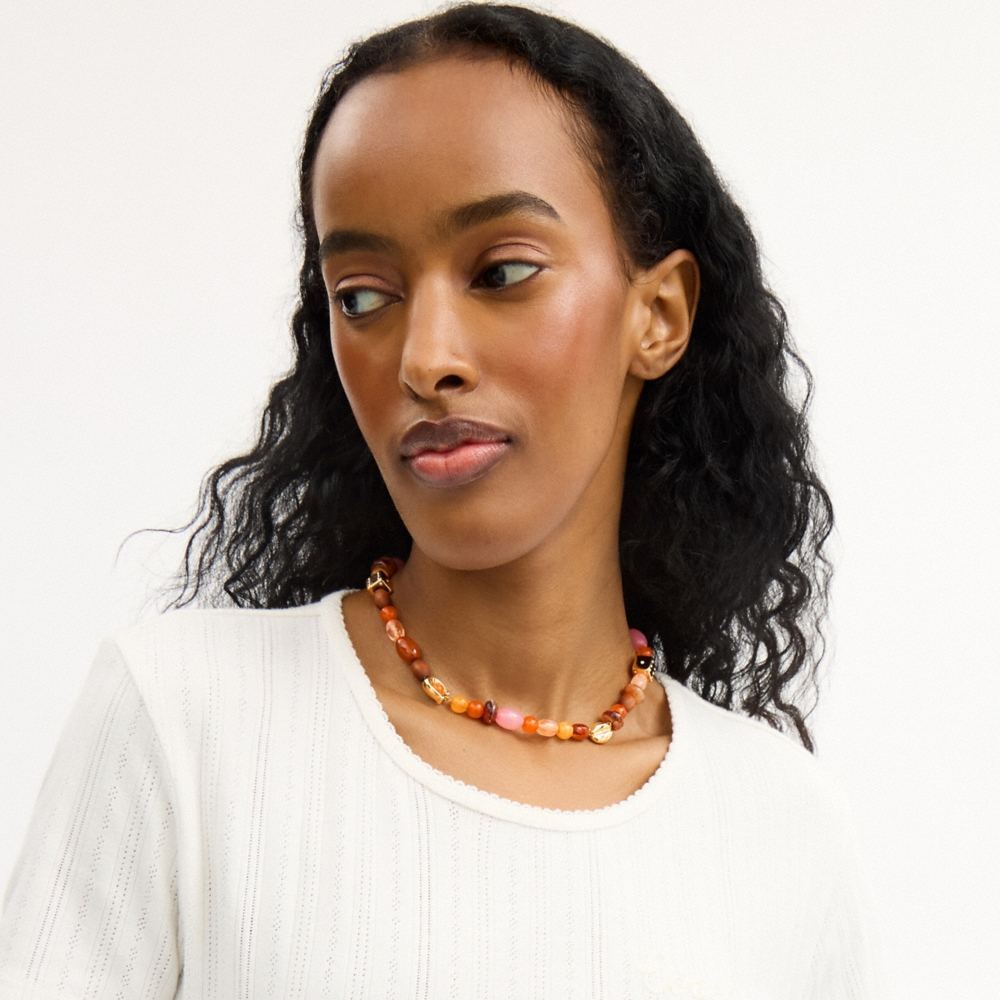 Coach Beaded Choker Necklace - Preorder