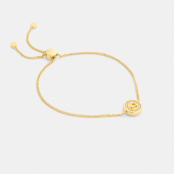 Coach Outlet Signature Pavé Coin Slider Bracelet - Preorder