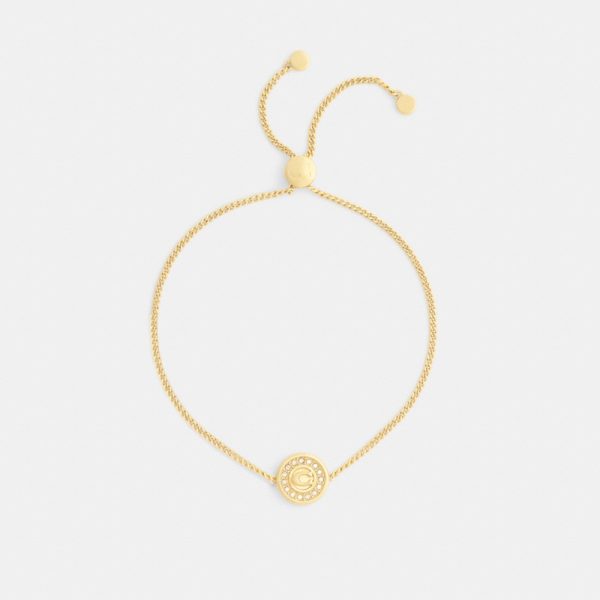 Coach Outlet Signature Pavé Coin Slider Bracelet - Preorder