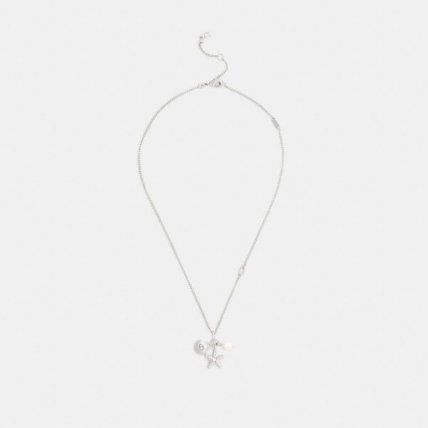 Coach Outlet Pearl And Seashell Pendant Necklace - Preorder